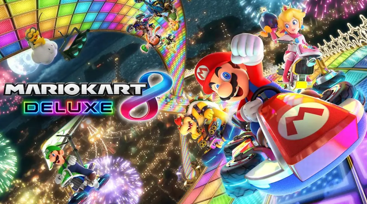 《马里奥赛车8豪华版 Mario Kart 8 Deluxe》Switch中文版NSP下载 – 含3.0.5补丁+1DLC-小艾项目网
