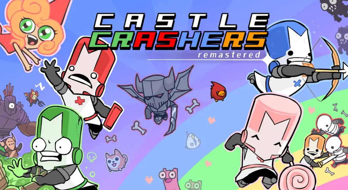 《城堡毁灭者 重置版 Castle Crashers Remastered》Switch美版中文NSP下载 – 含1.0.7补丁-小艾项目网