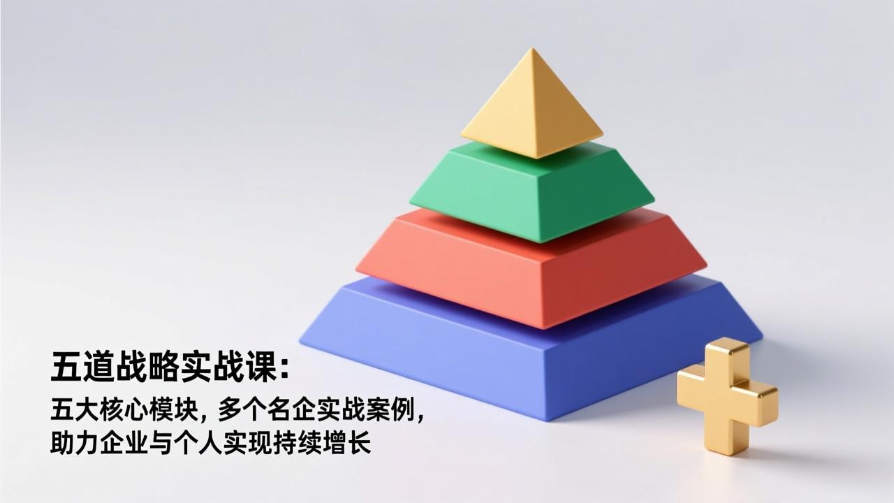 五道战略实战课：五大核心模块，多个名企实战案例，助力企业与个人实现持续增长-小艾项目网