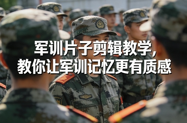 军训片子剪辑教学，教你让军训记忆更有质感-小艾项目网