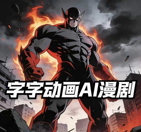 字字动画AI漫剧2026年第1期系统课程，小白看完就能学会实操的漫剧课，单人月收1-3W-小艾项目网