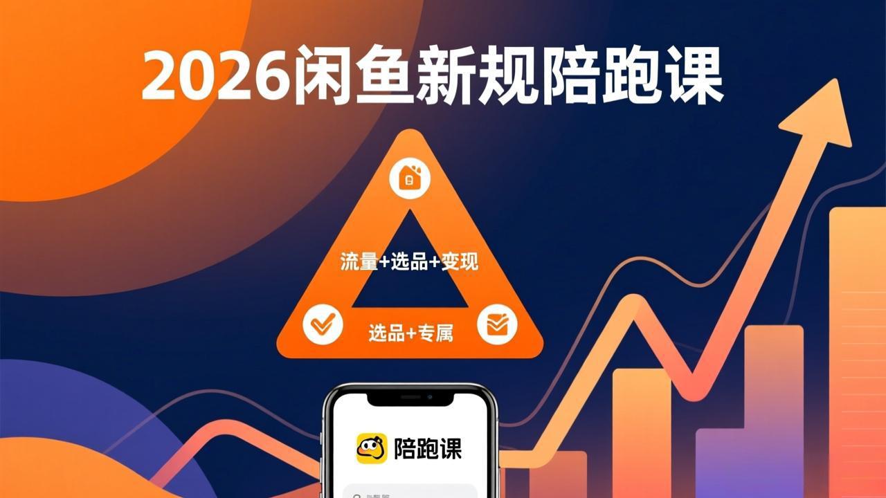 2026闲鱼高阶陪跑课全新上线，带你吃透新规玩转选品流量，从零搭建稳定变现盈利体系-小艾项目网