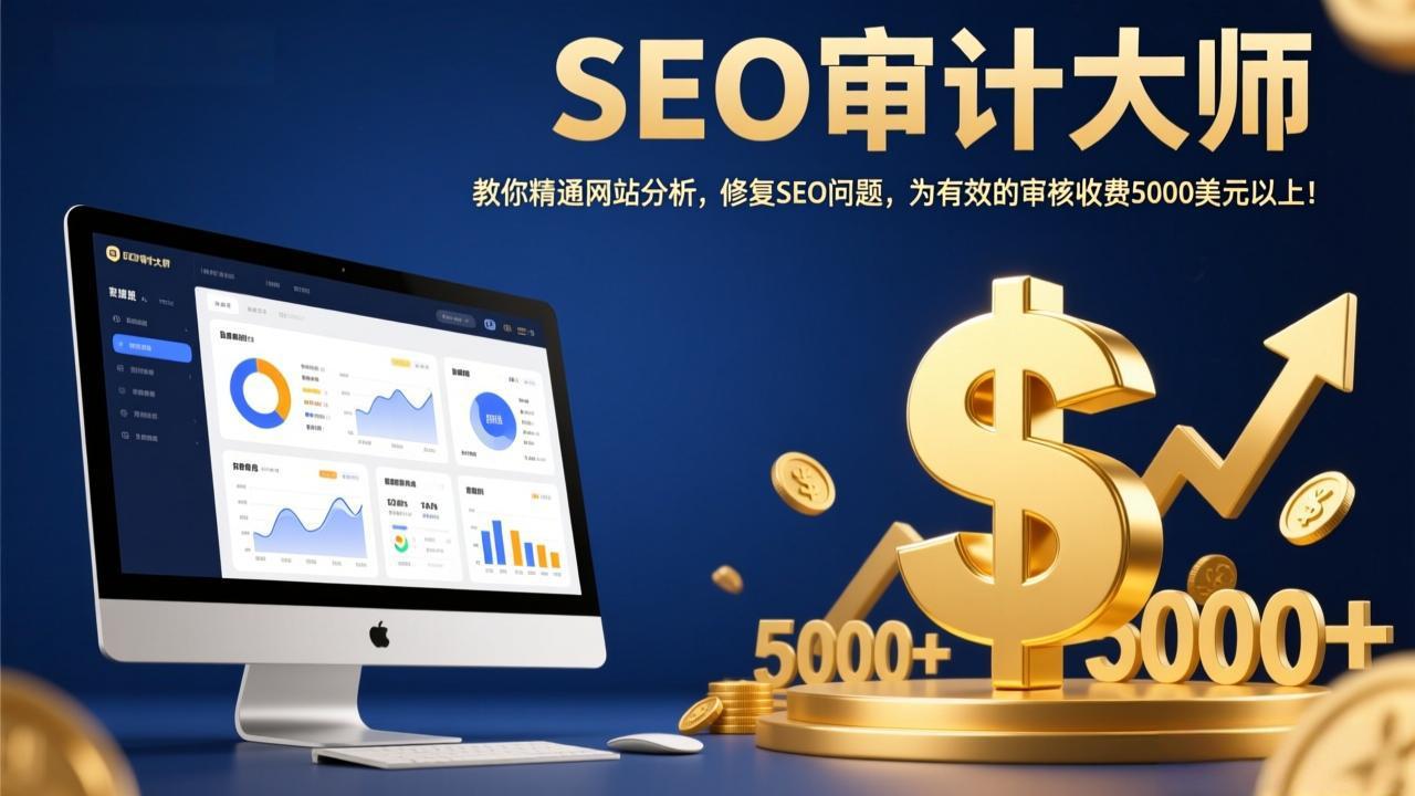 SEO审计大师：教你精通网站分析，修复SEO问题，为有效的审核收费5000美元以上！-小艾项目网