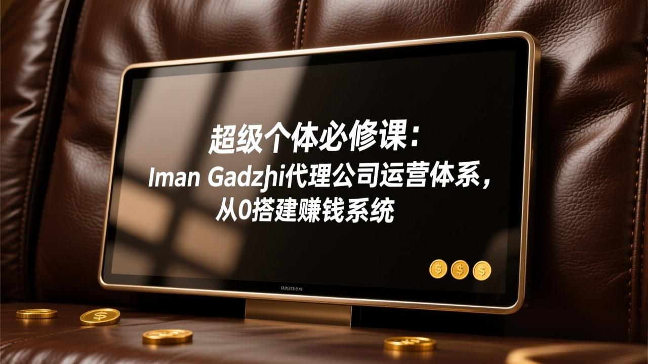 超级个体必修课：Iman Gadzhi代理公司运营体系，从0搭建赚钱系统-小艾项目网
