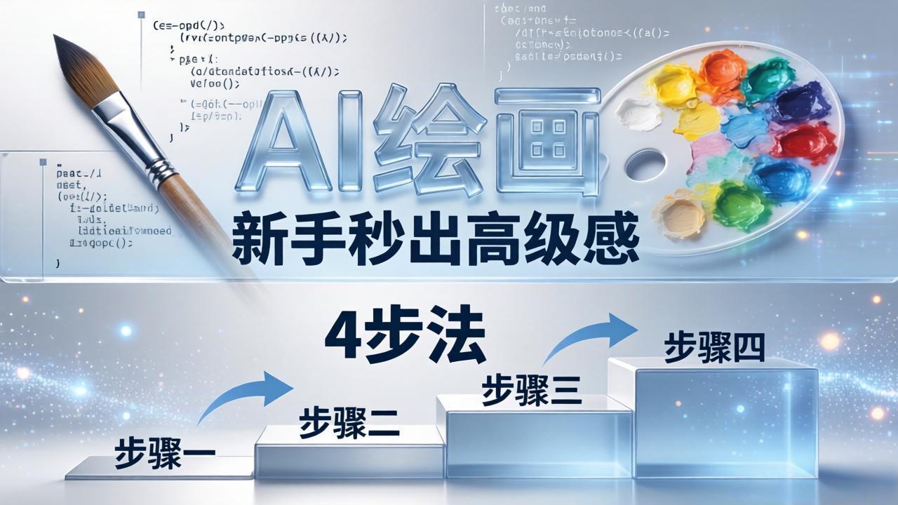 AI绘画入门别再硬磕了！即梦4步法：万能提示词公式+BRTR框架，新手秒出高级感-小艾项目网