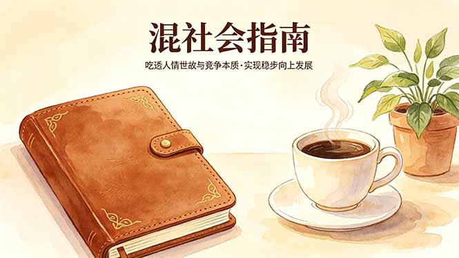 付费文章：混社会指南，吃透人情世故与竞争本质，实现稳步向上发展-小艾项目网