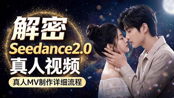 Seedance 2.0电影级真人 MV全流程拆解：提示词、运镜、粒子特效，手把手实操-小艾项目网