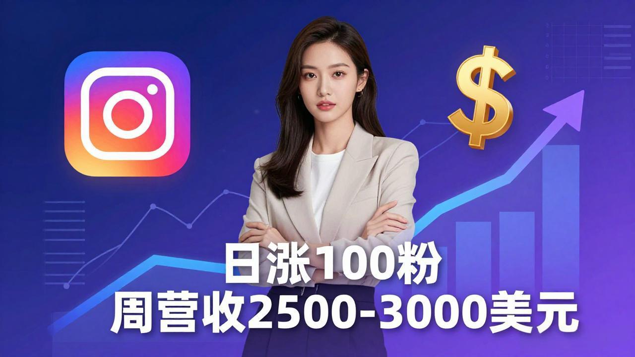 想做数字产品？Sheri亲授：日涨100粉、每周2500至3000美元的营收，Instagram躺着赚-小艾项目网