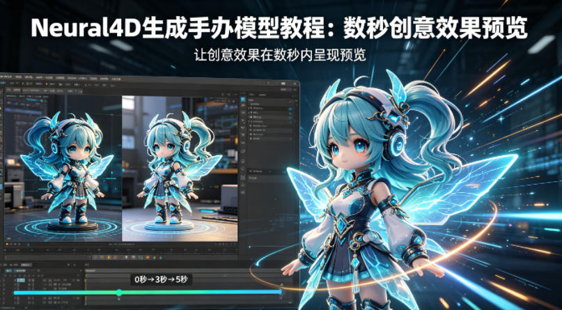 Neural4D生成手办模型教程，让创意效果在数秒内呈现预览-小艾项目网