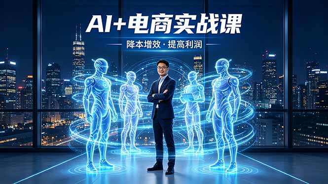 AI+电商实战课，1人+N个AI 智能体，把SOP变AI员工，实现降本增效提高利润-小艾项目网