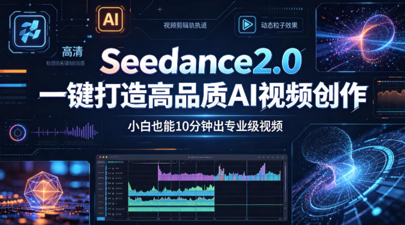 Seedance2.0一键打造高品质AI视频创作，小白也能10分钟出专业级视频-小艾项目网