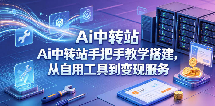 Ai中转站手把手教学搭建,从自用工具到变现服务-小艾项目网