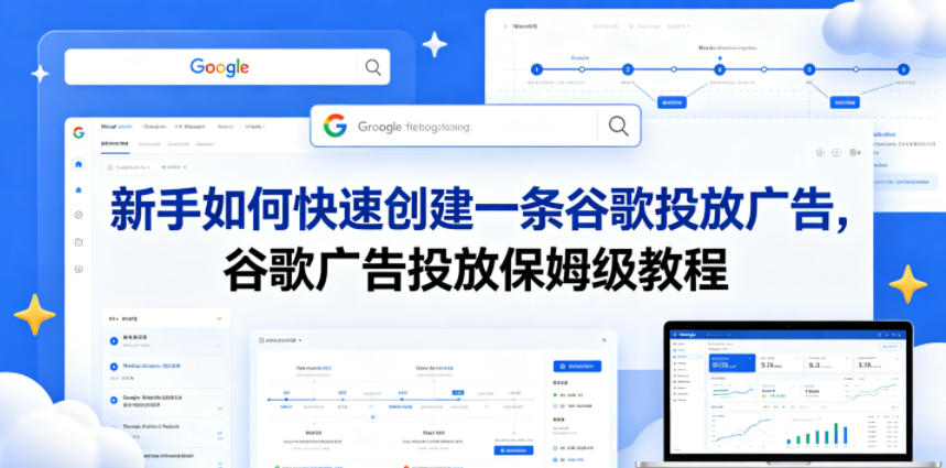 新手如何快速创建一条谷歌投放广告,谷歌广告投放保姆级教程-小艾项目网