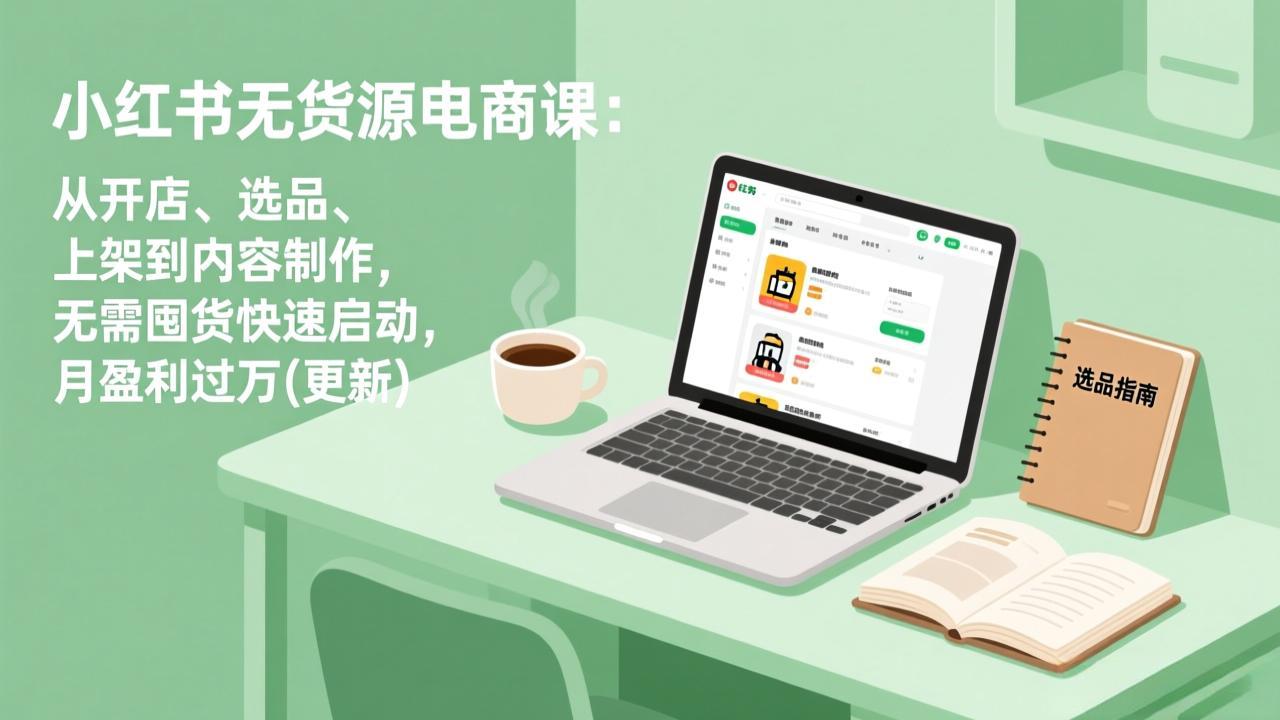 小红书无货源电商课(5月12更新-小艾项目网