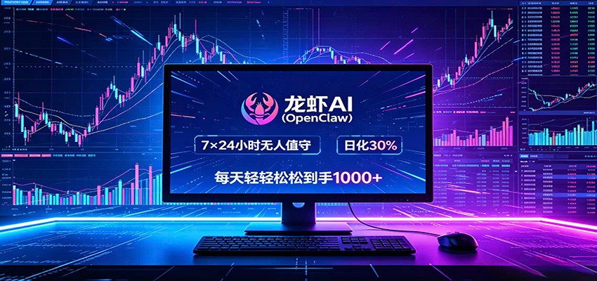龙虾AI(OpenClaw)全自动挂机，智能操控电脑高效执行任务，每天轻松到手四位数-小艾项目网