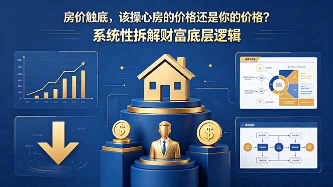付费文章：房价触底，该操心房的价格还是你的价格？系统性拆解财富底层逻辑-小艾项目网