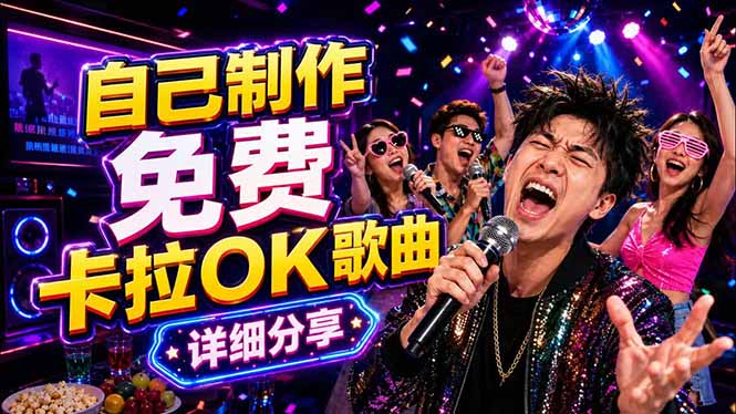 免费卡拉OK歌曲制作全攻略:音轨分离字幕制作,零基础快速做出专业K歌视频-小艾项目网