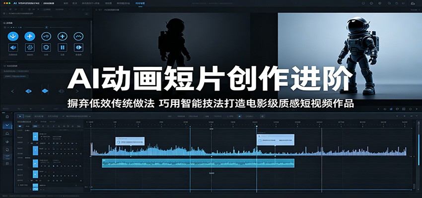 AI动画短片创作进阶：摒弃低效传统做法，巧用智能技法打造电影级质感短视频作品-小艾项目网
