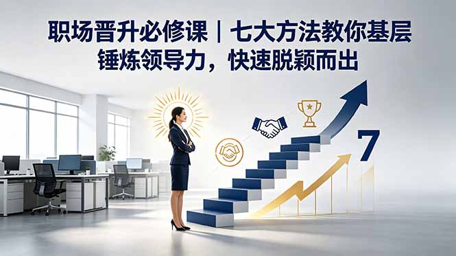 付费文章：职场晋升必修课｜七大方法教你基层锤炼领导力，快速脱颖而出-小艾项目网
