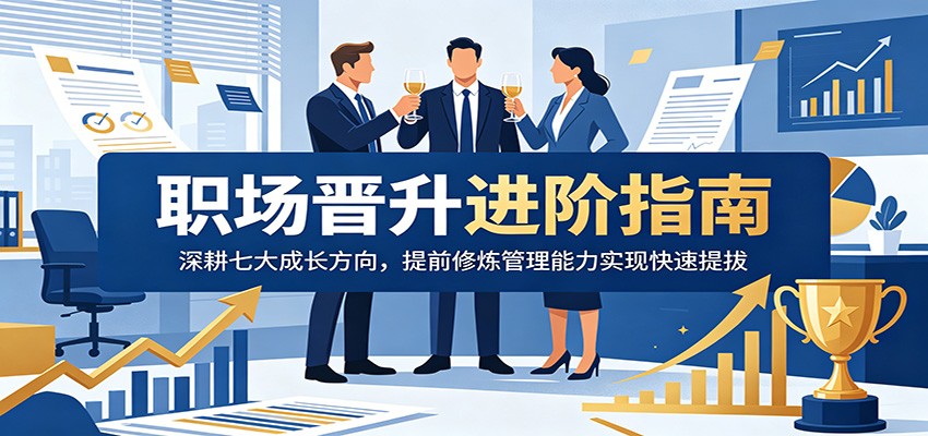 职场晋升进阶指南：深耕七大成长方向，提前修炼管理能力实现快速提拔-小艾项目网