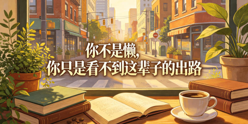 付费文章：你不是懒，你只是看不到这辈子的出路-小艾项目网