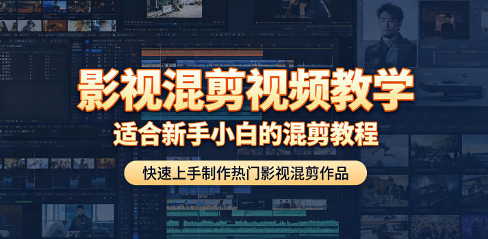 影视混剪视频教学，适合新手小白的混剪教程，快速上手制作热门影视混剪作品-小艾项目网