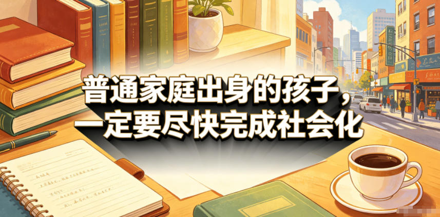 付费文章：普通家庭出身的孩子，一定要尽快完成社会化-小艾项目网