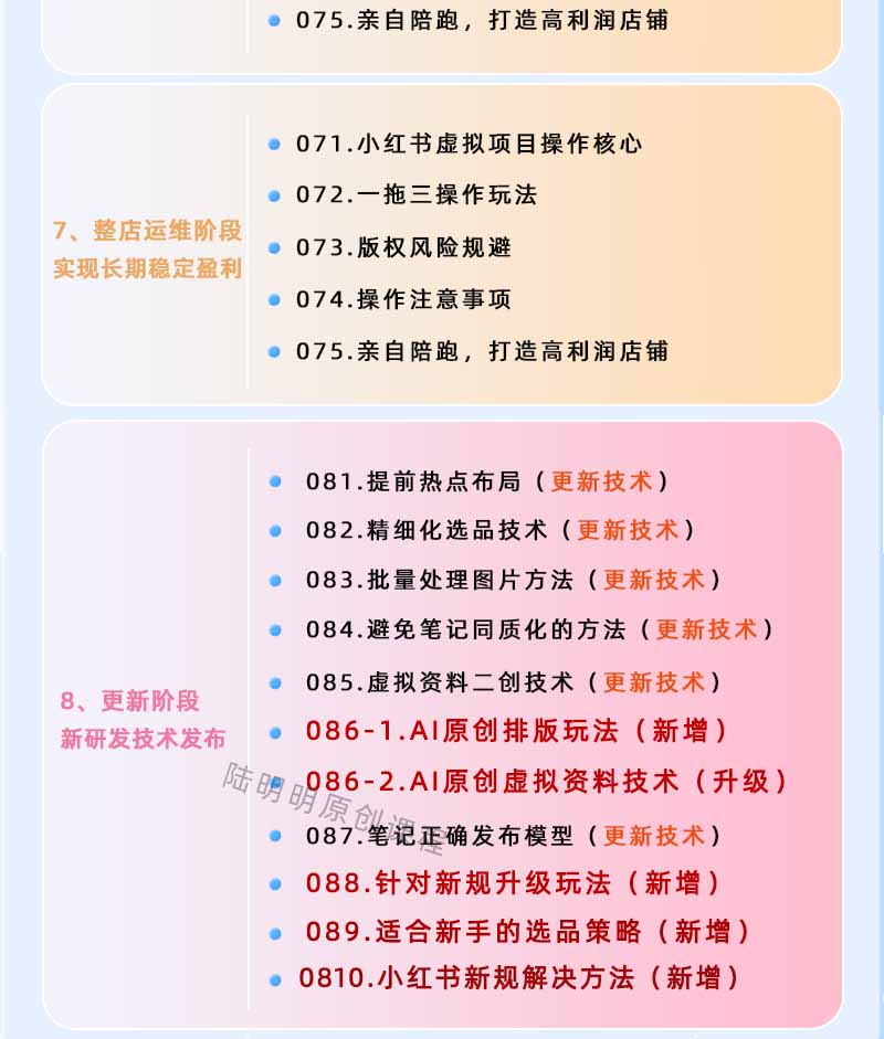 图片[4]-小红书虚拟项目特训班9.0，全面拥抱AI，批量产出原创PPT货源，单品/单店纯利润几万到几十W-小艾项目网