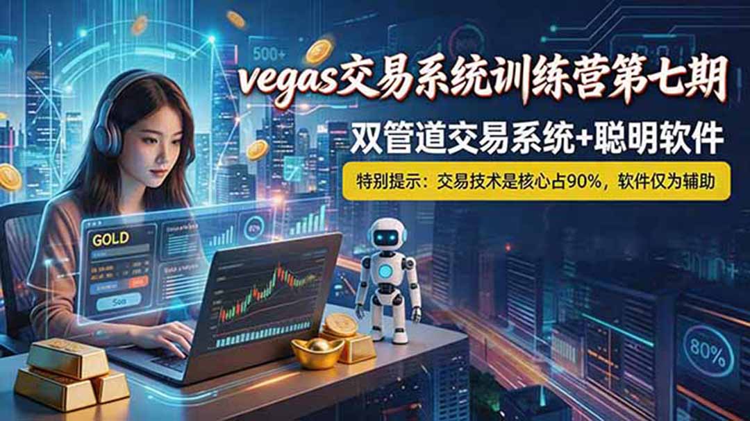 【海外美金AI搬砖】Vegas交易技术+聪明软件， 黄金期货日赚50-1000U， 长期稳定，小白轻松上手-小艾项目网