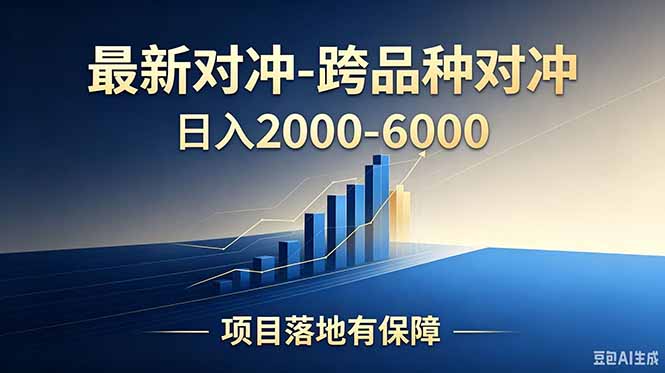 跨品种对冲震撼首发!日收益2000-6000+,项目绿色长久,安全稳健,合规靠谱,可批量放大-小艾项目网