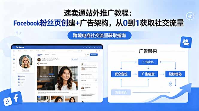 速卖通站外推广教程：Facebook粉丝页创建+广告架构，从0到1获取社交流量-小艾项目网