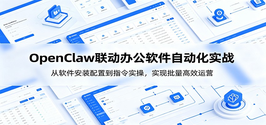 OpenClaw自动化实操课：从软件安装配置到指令实操，实现批量高效运营-小艾项目网
