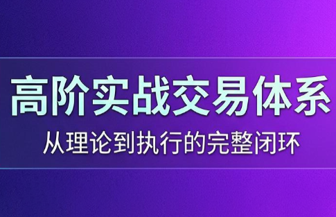 高老师·高阶实战交易体系(更新6月)-小艾项目网