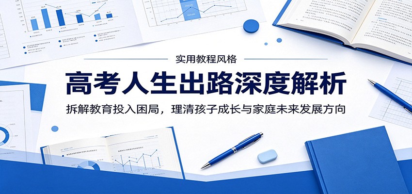 高考人生出路深度解析:拆解教育投入困局,理清孩子成长与家庭未来发展方向-小艾项目网
