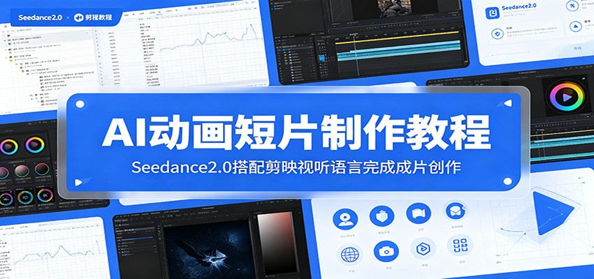 AI动画短片制作教程：Seedance2.0搭配剪映视听语言完成成片创作-小艾项目网