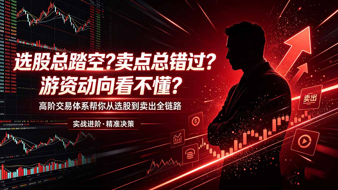 选股总踏空?卖点总错过?游资动向看不懂?高阶交易体系帮你从选股到卖出全链路(更新6月-小艾项目网