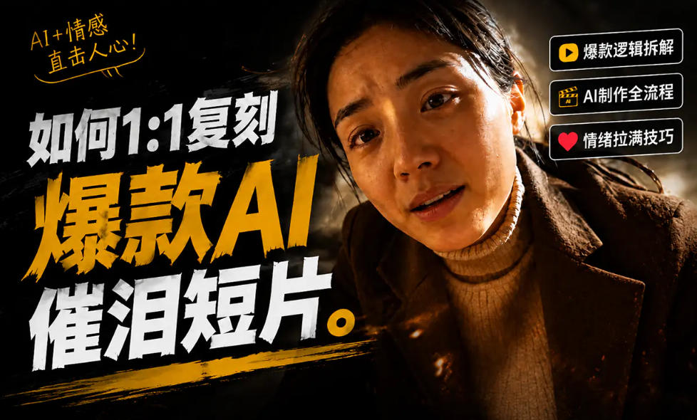 豆包+Gemini生成真人AI短剧-拆解复刻百万爆款第一人称短片，一站式讲透爆款复刻全流程-小艾项目网