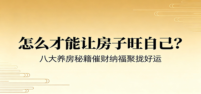 付费文章《怎么才能让房子旺自己？》八大养房秘籍催财纳福聚拢好运-小艾项目网