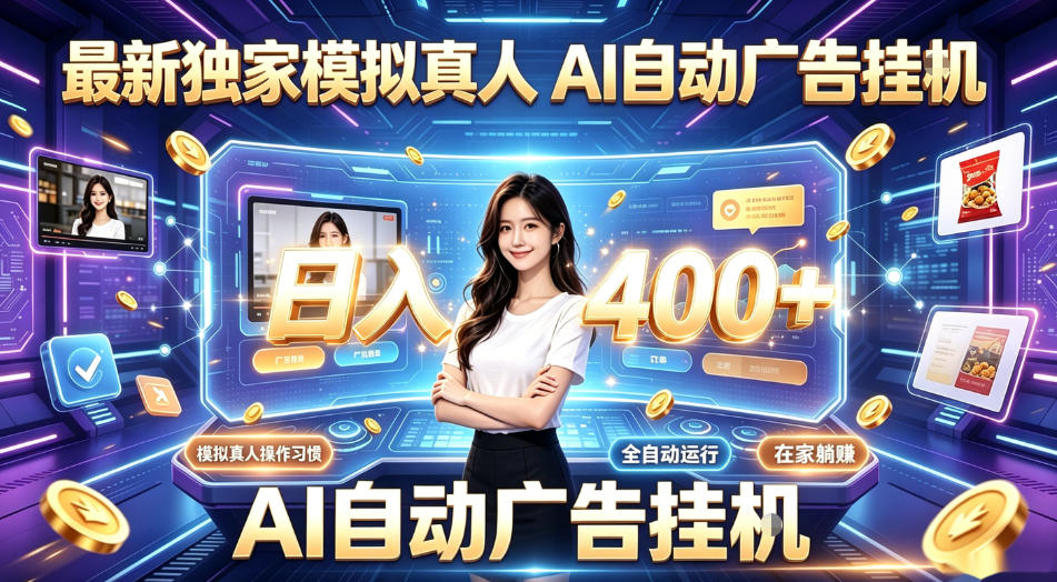 最新独家模拟真人，AI自动挂号挂G，日入400+，全程全自动运行，无需人工【揭秘】-小艾项目网
