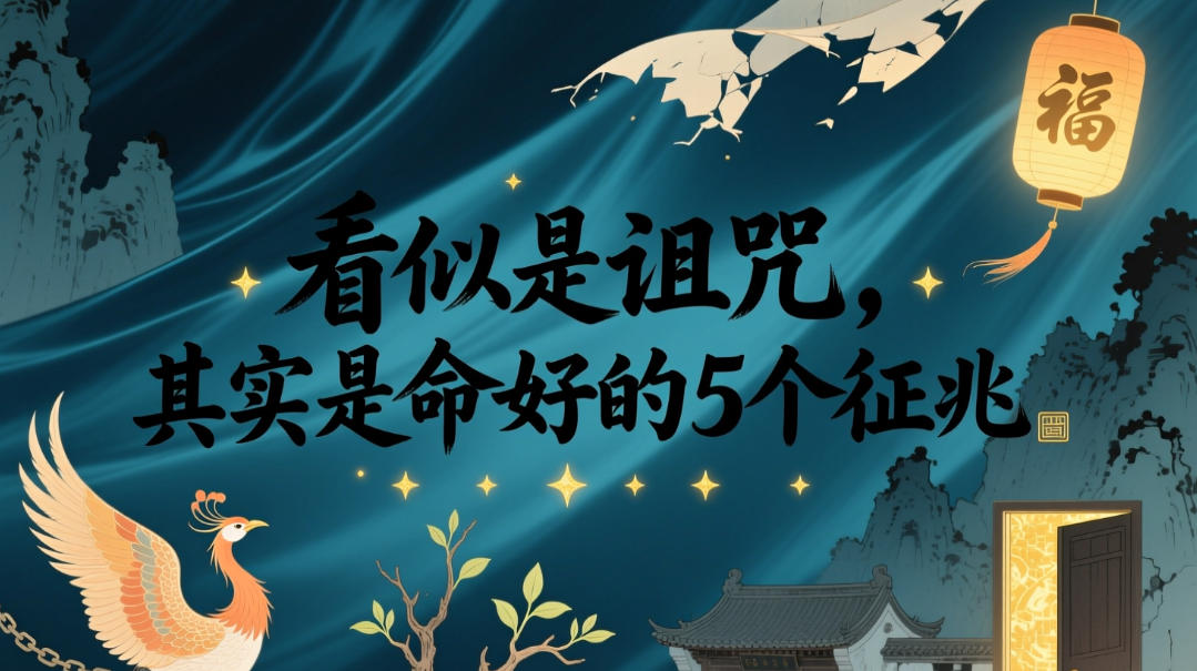 付费文章：看似是诅咒，其实是命好的5个征兆-小艾项目网
