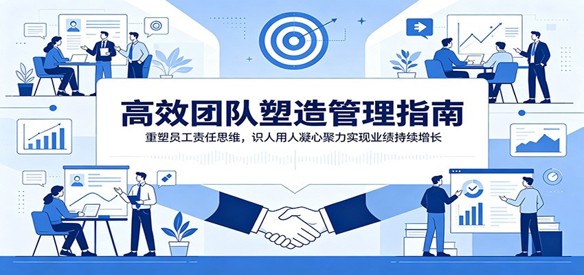 高效团队塑造管理指南：重塑员工责任思维，识人用人凝心聚力实现业绩持续增长-小艾项目网