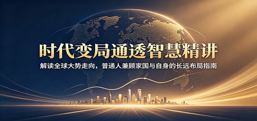 时代变局通透智慧精讲:解读全球大势走向,普通人兼顾家国与自身的长远布局指南-小艾项目网