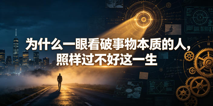 付费文章:为什么一眼看破事物本质的人,照样过不好这一生-小艾项目网