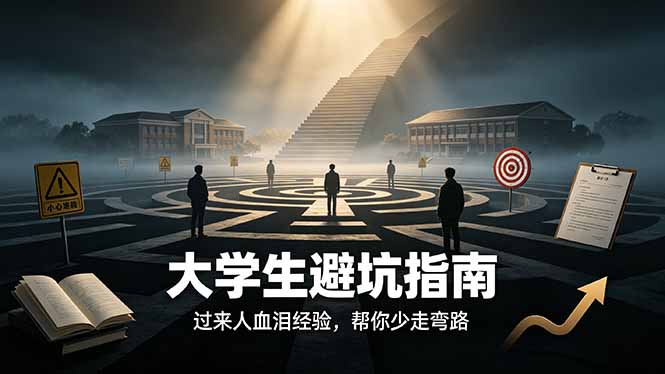 付费文章:大学生避坑指南 ,过来人血泪经验,帮你少走弯路-小艾项目网