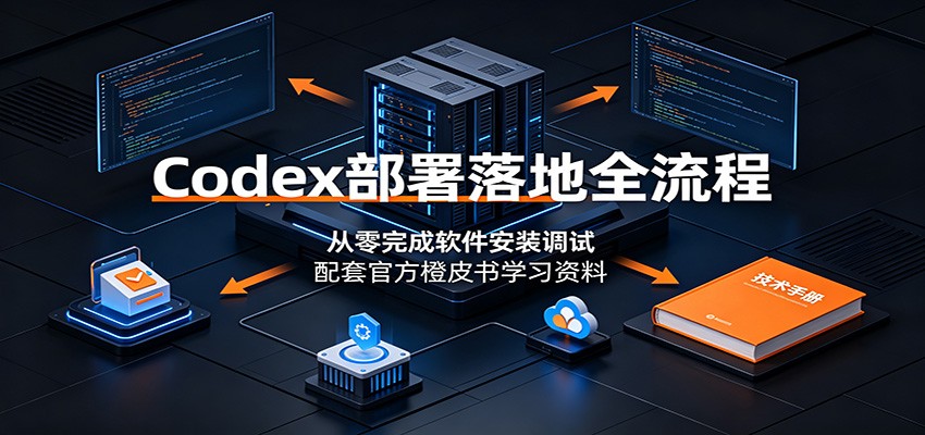 Codex部署落地全流程：从零完成软件安装调试，配套官方橙皮书学习资料-小艾项目网