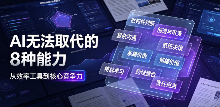 付费文章:AI无法取代的8种能力-小艾项目网