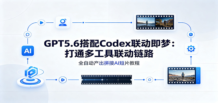 GPT5.6搭配Codex联动即梦：打通多工具联动链路，全自动产出拼接AI短片教程-小艾项目网