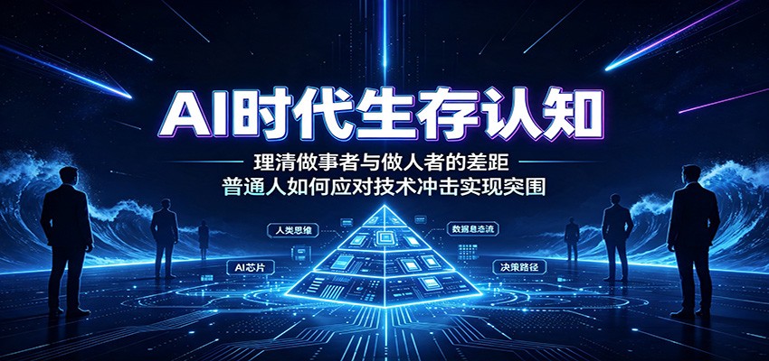 AI时代生存认知：理清做事者与做人者的差距，普通人如何应对技术冲击实现突围-小艾项目网