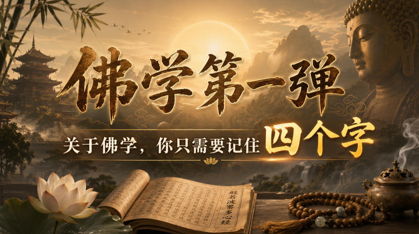 付费文章:佛学第一弹,关于佛学,你只需要记住四个字-小艾项目网
