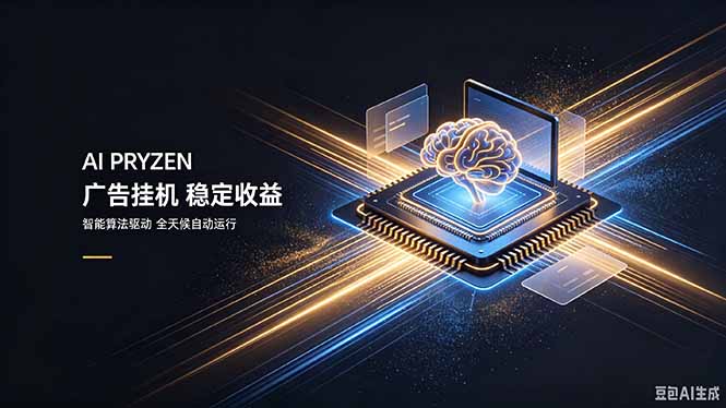 AI Pryzen 广告挂机|24小时自动跑,日入300-500,新手零门槛-小艾项目网